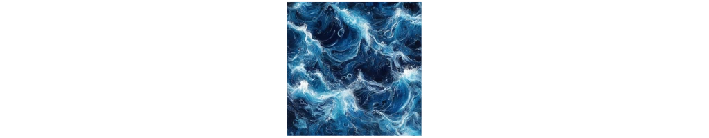 Illustration de l’élément Eau en astrologie, représentant l’intuition, les émotions et la fluidité, avec une symbolique aquatique et céleste